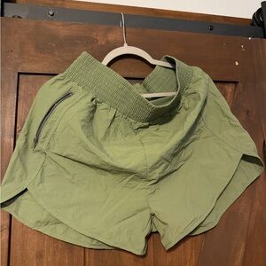 Zenana Outfitters Sage Green Athletic Shorts